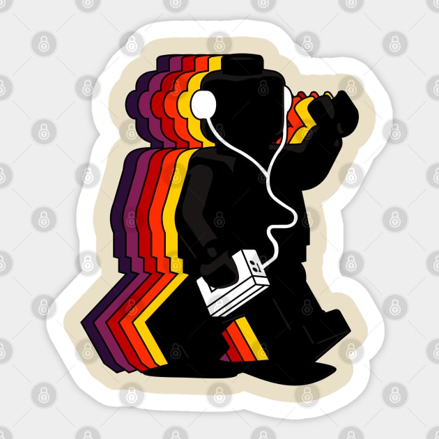 Rainbow Walk Sticker by The Brick Dept